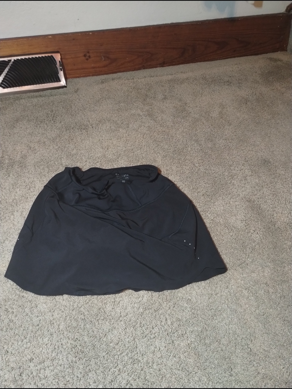 Women's Black Athena Athletic Casual Skirt Sz xxs